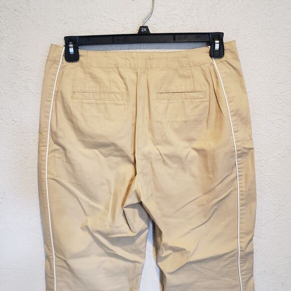 BDG Urban Outfitters Capri Pants Women’s Size 8 Yellow Straight Leg Casual - Picture 6 of 6